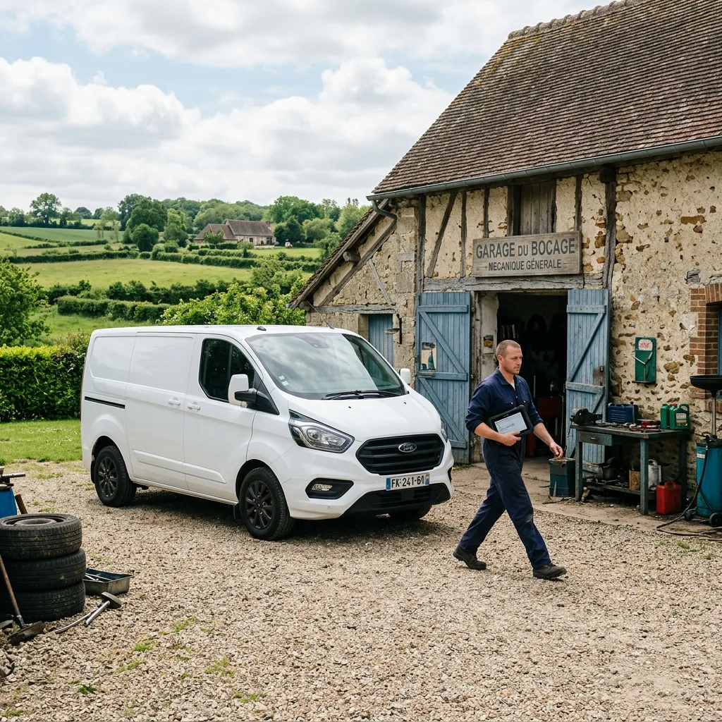 Illustration d'un Ford Transit, exemple d'utilitaire concerné par une reprogrammation couple ou économie